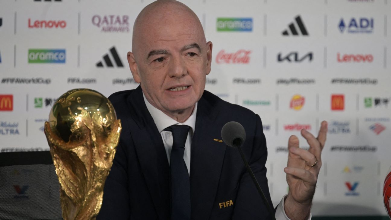 压力持续上升,因凡蒂诺召集FIFA紧急会议应对世界杯计划风波
